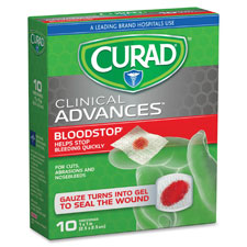 Medline Curad Blood Stop Gauze Packets