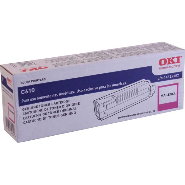 Okidata 44315302 Magenta OEM Toner Cartridge