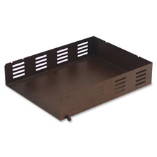Lorell Stamped Metal Front Loading Letter Tray