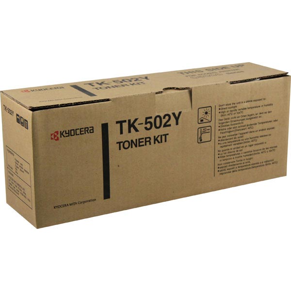 Kyocera Mita 370PD3KM (TK-502Y) Yellow OEM Toner