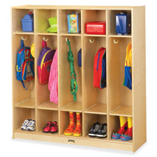 Jonti-Craft 5 Section Coat Locker