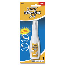 Bic Wite Out 2-in1 Correction Fluid