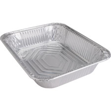 Genuine Joe Half-size Disposable Aluminum Pan