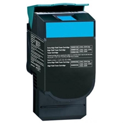 Premium Quality Cyan Toner Cartridge compatible with Lexmark C544X2CG