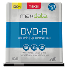 Maxell MaxData 4.7GB 16X DVD-R Pack