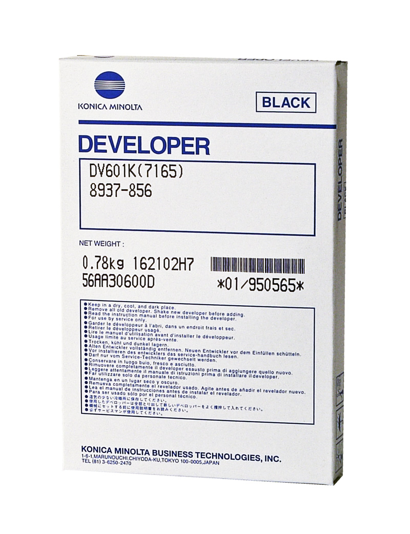 Konica Minolta 950-565 (DV-601K) Black OEM Developer