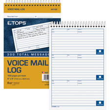 Tops Voice Message Log Books