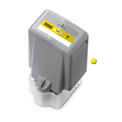 Premium Quality Yellow Pigment Ink Cartridge compatible with Canon PFI-1000Y