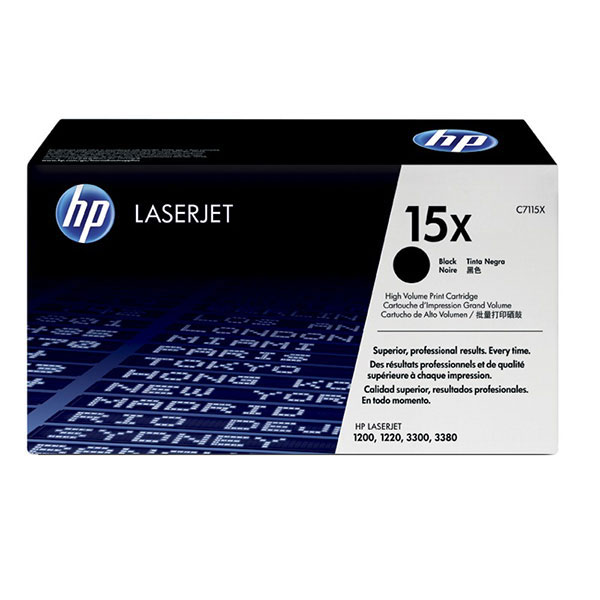 HP C7115X (HP 15X) Black OEM Toner Cartridge