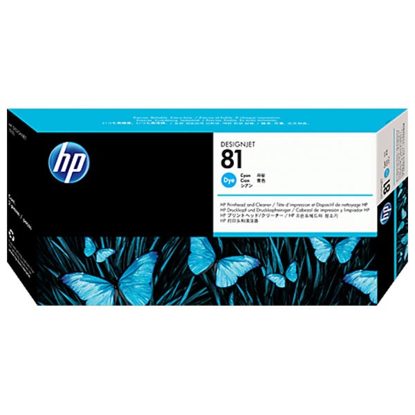 HP C4951A (HP 81) Cyan OEM Dye Printhead / Cleaner