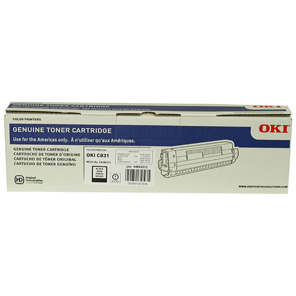 Okidata 44844512 Black OEM Toner Cartridge