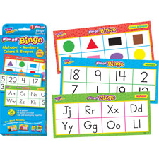 Trend Wipe-Off Alphabet Shapes Bingo Game