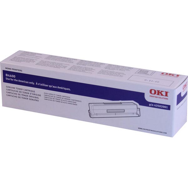 Okidata 43502001 Black OEM Toner Cartridge