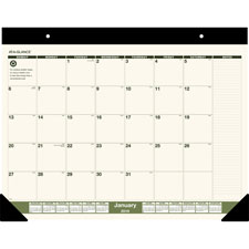 AT-A-GLANCE Recycled Monthly Desk Pad