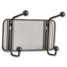 Safco Onyx Mesh Sturdy 2-Hook Garment Wall Rack