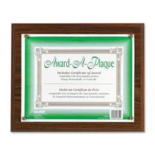 NuDell Woodgrain Award-A-Plaque