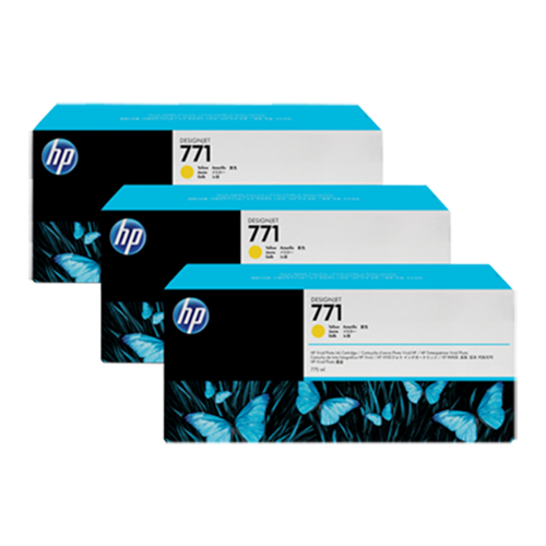 HP CR253A (HP 771) Yellow OEM Ink Cartridge (Multi Pack)