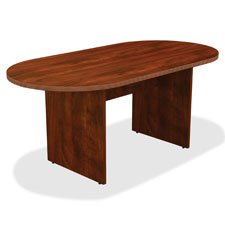 Lorell Chateau Srs Cherry 6" Oval Conf. Table