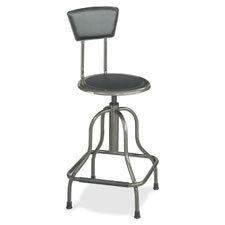 Safco Diesel Series High Base Stool w/Back