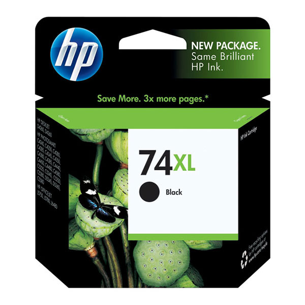 HP CB336WN (HP 74) Black OEM Inkjet Cartridge