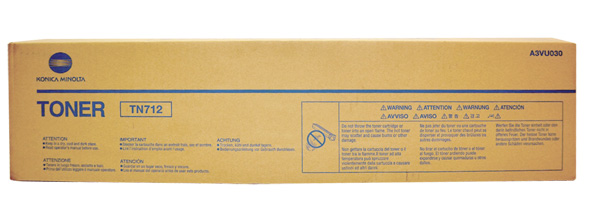 Konica Minolta TN-712 (A3VU030) Black OEM Toner Cartridge