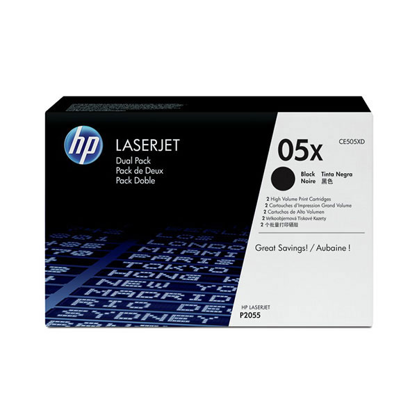 HP CE505XD (HP 05X) Black OEM Smart Print Cartridge