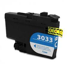 Premium Quality Cyan Super High Yield Inkjet Cartridge compatible with Brother LC-3033C