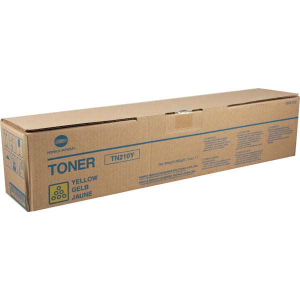 Konica Minolta 8938-506 (TN-210Y) Yellow OEM Toner Cartridge