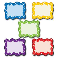 Teacher Created Res. Polka Dots Blank Magnet Cards