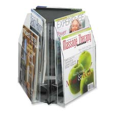 Safco Reveal 2-tier Tabletop Magazine Display