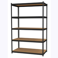 Lorell 2,300 lb Capacity Riveted Steel Shelving