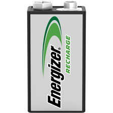 Energizer Recharge 9V Rechargeable Battery