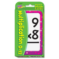 Trend Multiplication Pocket Flash Cards