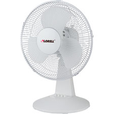 Lorell 12" Oscillating Desk Fan