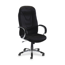 Lorell Airseat Series Exec. High-back Fabric Chair