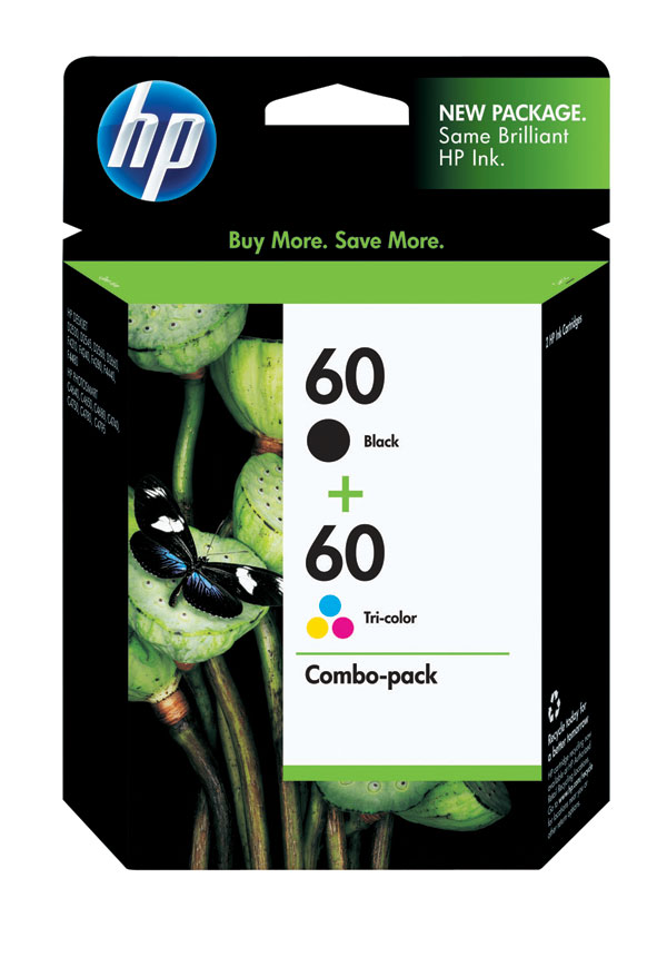 HP CD947FN (HP 60) Black OEM Inkjet Cartridge