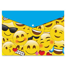 Ashley Prod. Emojis Design Snap Poly Folder