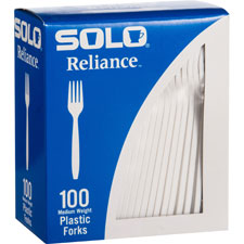 Solo Cup Reliance Medium Weight Plastic Forks