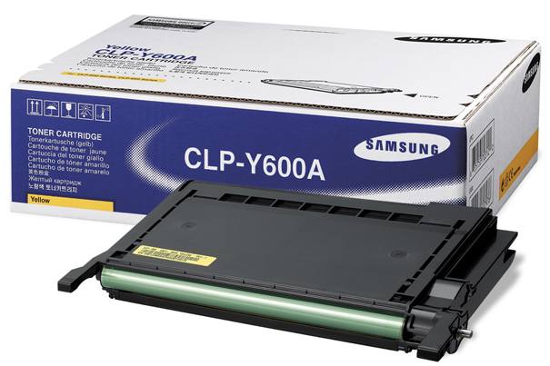 Samsung CLP-Y600A Yellow OEM Toner Cartridge