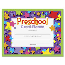 Trend Preschool Certificate