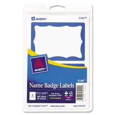 Avery Self-Adhesive Print / Write Name Badges