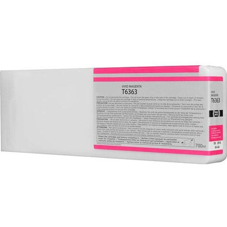 Premium Quality Magenta UltraChrome HDR Ink Cartridge compatible with Epson T636300