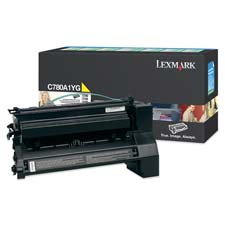 Toner Cartridge, f/ C780, Return Program, 6000 Yield, BK