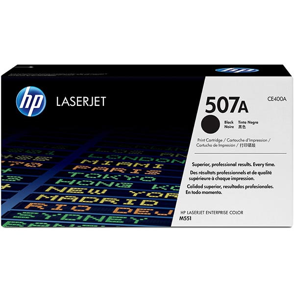 HP CE400A (HP 507A) Black OEM Toner Cartridge