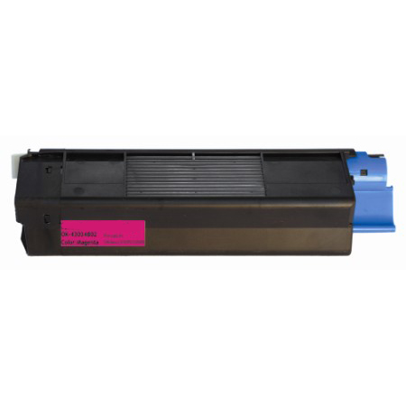 Premium Quality Magenta Toner Cartridge compatible with Okidata 43034802 (Type C6)