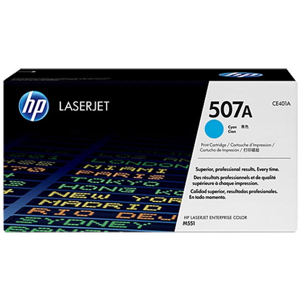 HP CE401A (HP 507A) Cyan OEM Toner Cartridge