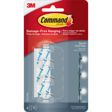3M Command Strips Round Cord Hanging Clips