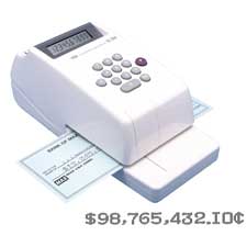 Max USA 10-digit Print Electronic Check Writer
