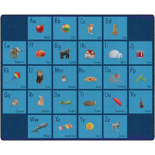 Flagship Carpets See My Alphabet Classroom Rug