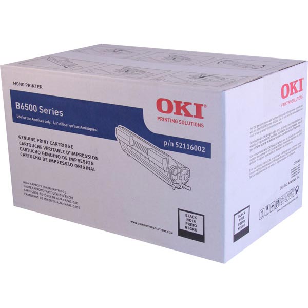 Okidata 52116002 Black OEM Toner Cartridge